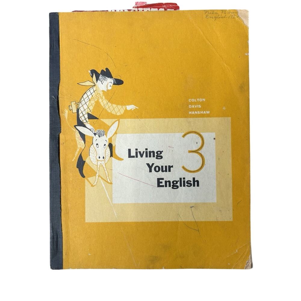 Living Your Own English 50s 1960s Schoolwork Ephemera